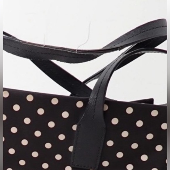 Kate Spade Lovely Poke a Dot Black and White Bag/Tote/Purse - Picture 7 of 7